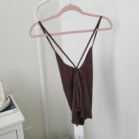NEW ZARA Cowlneck Cami - Picture 3 of 6